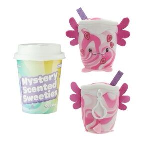 Mystery Scented Strawberry Avolotl Plush Keychain Toy